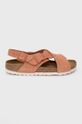 oranžová Semišové sandále Birkenstock Tulum Dámsky