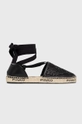 czarny Pinko espadryle Damski