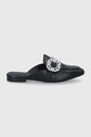 Sisley slapi de piele piele negru 8G9LWD00B.700