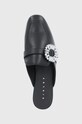 Sisley slapi de piele negru 8G9LWD00B.700