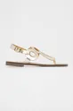 zlatna Kožne sandale Sisley Ženski