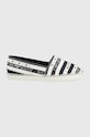 Emporio Armani Underwear espadrile textil bleumarin XVSS02.XN120.Q733
