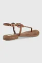 Mexx sandały skórzane Sandal Jolene brązowy
