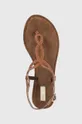 brązowy Mexx sandały skórzane Sandal Jolene