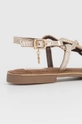 Mexx sandały skórzane Sandal Jolene złoty