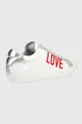 Шкіряні кросівки Love Moschino білий