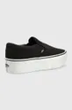 Πάνινα παπούτσια Vans Ua Classic Slip-on Stackform μαύρο