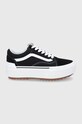 Vans tenisówki Old Skool Stacked skóra zamszowa czarny VN0A4U155ZN1