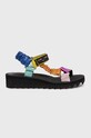 Kurt Geiger London sandali in pelle Orion pelle fiore multicolore 2899869109.MLC