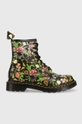 multicolor Dr. Martens workery skórzane 1460 Bloom Damski