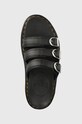 Dr. Martens klapki skórzane Blaire Slide czarny DM25456001.Blaire.Slid