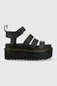 Kožené sandály Dr. Martens Blaire Quad přírodní kůže černá DM27296001