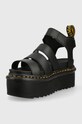 Obuwie Dr. Martens sandały skórzane Blaire Quad DM27296001 czarny
