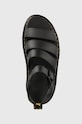 Dr. Martens sandały skórzane Blaire Quad czarny DM27296001