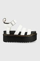Dr. Martens sandały skórzane Blaire Quad pozostałe biały DM27296100