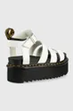 Dr. Martens leather sandals white