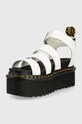 Obuwie Dr. Martens sandały skórzane Blaire Quad DM27296100 biały