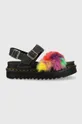 multicolor Dr. Martens sandały Voss II Fluffy Damski