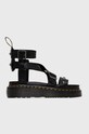 Шкіряні сандалі Dr. Martens платформа чорний DM27569001.Imojeen
