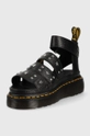 Δερμάτινα σανδάλια Dr. Martens Clarissa II Quad  Πάνω μέρος: Φυσικό δέρμα Εσωτερικό: Υφαντικό υλικό, Φυσικό δέρμα Σόλα: Συνθετικό ύφασμα