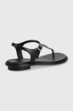 Usnjeni sandali MICHAEL Michael Kors Mallory Thong 40S1MAFA2L.001 črna SS22