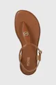 marrone MICHAEL Michael Kors sandali in pelle MALLORY THONG
