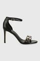 negru MICHAEL Michael Kors sandale de piele Izzy Sandal De femei