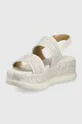 Σανδάλια MICHAEL Michael Kors Presley Platform Sandal  Πάνω μέρος: Υφαντικό υλικό, Φυσικό δέρμα Εσωτερικό: Φυσικό δέρμα Σόλα: Συνθετικό ύφασμα