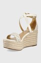 Obuwie Michael Kors sandały Serena Wedge 40S2SEMS1B.150 beżowy
