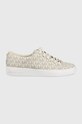 Παπούτσια Michael Kors Keaton Lace Up φλατ γκρί 43R5KTFP1B.150