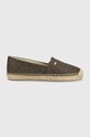 Еспадрилі MICHAEL Michael Kors Kendrick Slip On імітація лицьової шкіри коричневий 40R6KNFP1B.200