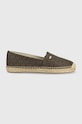 MICHAEL Michael Kors espadrile Kendrick Slip On imitatie de piele maro 40R6KNFP1B.200