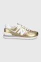 zlatá Kožené boty New Balance Wl574lc2 Dámský