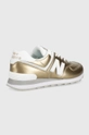 New Balance leather shoes WL574LC2 golden