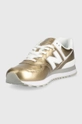 New Balance leather shoes WL574LC2  Uppers: Natural leather Inside: Textile material Outsole: Synthetic material