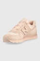 New Balance sportcipő Wl574sla  Szár: textil, szarvasbőr Belseje: textil Talp: szintetikus anyag