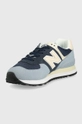 Tenisky New Balance Wl574vj2  Zvršok: Textil, Semišová koža Vnútro: Textil Podrážka: Syntetická látka