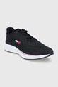 Tommy Sport buty sportowe Sleek FC0FC00033 czarny SS22