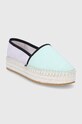 Эспадрильи Tommy Jeans EN0EN01832.C9M.FLATFOR фиолетовой SS22