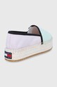 Обувь Эспадрильи Tommy Jeans EN0EN01832.C9M.FLATFOR фиолетовой