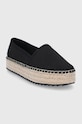 Tommy Jeans espadryle EN0EN01832.BDS.FLATFOR EN0EN01832.BDS.FLATFOR czarny SS22