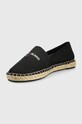 Cipők Tommy Jeans espadrilles EN0EN01815.BDS.ESPADRI fekete