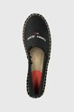 Tommy Jeans espadrilles fekete EN0EN01815.BDS.ESPADRI