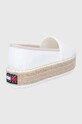 Взуття Еспадрилі Tommy Jeans EN0EN01832.YBR.FLATFOR білий
