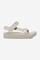 Сандалии Teva Midform Universal Vegan платформа бежевый 1090969.RGBC