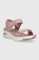 Skechers sandały różowy
