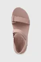 rosa Skechers sandali