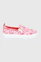 κόκκινο Πάνινα παπούτσια Skechers Γυναικεία