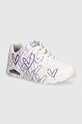 Skechers sneakersy SKECHERS X JGOLDCROWN imitacja skóry licowej biały 155507.PPYY
