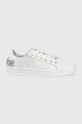 λευκό Δερμάτινα αθλητικά παπούτσια Pepe Jeans Milton Glam Γυναικεία